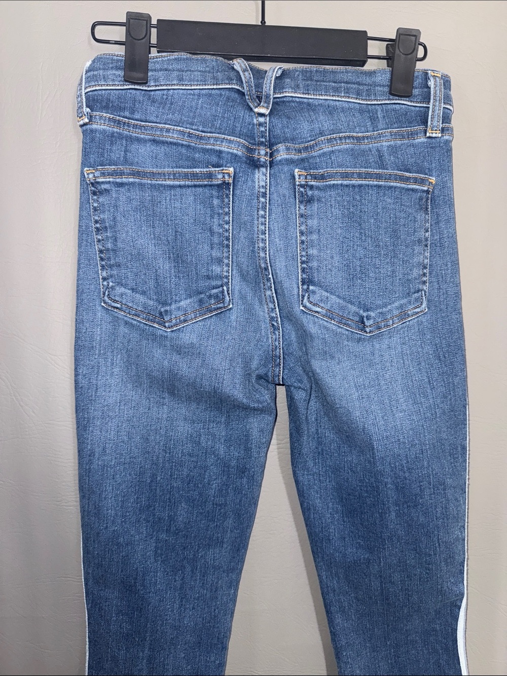 Veronica Beard Carolyn Baby Boot High Rise Jeans Carolina Stripe Size 25 - Picture 5 of 8